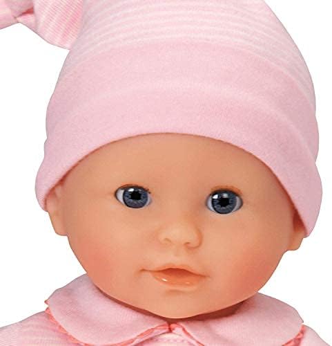 Corolle Bébé Calin Charming Pastel - 12" Soft Baby Doll with Vanilla Scent, Pink Outfit & Sleeping Eyes for Girls Ages 18 Months+, Cute Reborn Realistic Baby Dolls for 2 Year Old Girls