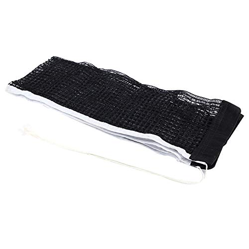 Replacement Table Tennis Net, Indoor and Outdoor Table Tennis Net, Heavy Duty Table Tennis Net, Replacement ARY for Table Tennis Training (Black)