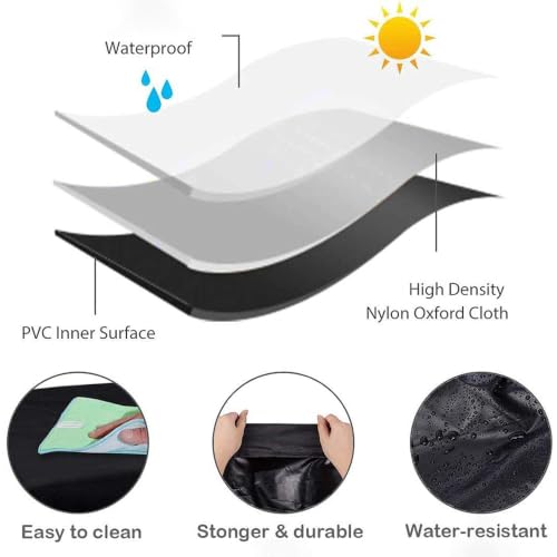 Foosball Table Cover for Brunswick Parsons Soccer Table Shield Waterproof Dustproof Resistant Easy Clean Foosball Cover,210D - size: 210D