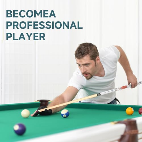 HomeSeason Pool Cue Stick 58" Billiard Cue Sticks Professional Low Deflection Pool Sticks - color: 21oz with bag