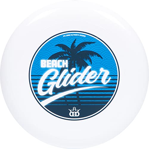 Dynamic Discs Beach Glider Flying Disc, Catch and Throw Frisbee Discs Golf, Predictable Flight Pattern, 175g+, Discs Golf Color Will Vary - color: White