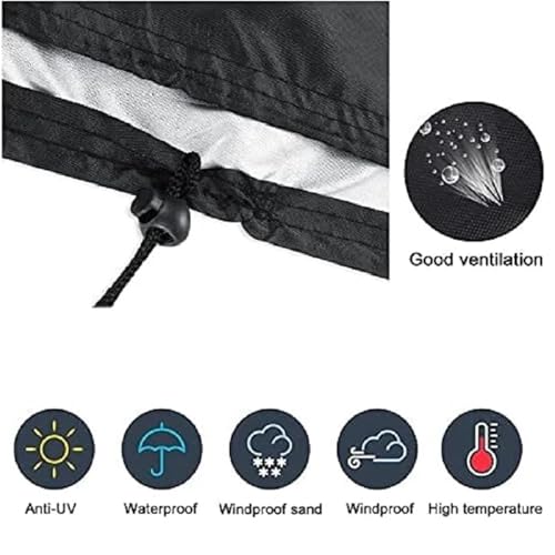 Amberr Billiard Pool Table Cover,Waterproof Cover for Pool Table Snooker Billiard Table 7/8/9 Foot Fitted(7FT) - color: 7ft