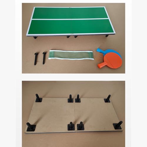 Mini Ping Pong Table Compact Portable Detachable Multifunctional Table