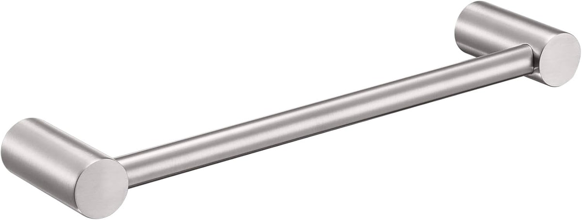 KOKOSIRI Bathroom Towel Bar Brushed Nickel 12-Inch Hand Towel Holder Rack Wall Mounted Bathroom Hardware Accessories Stainless Steel, B4007BR-L12