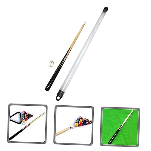 KICHOUSE Short Pool for Boys and Girls Billiard and Girls Pool Stick Made of Wood Easy to Use and Fun
