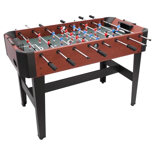 47 Inch Foosball Table, Portable Soccer Game Table Indoor Foosball Game for Kids and Adults