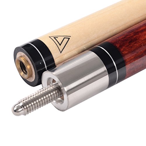 CUESOUL 19oz Pool Cue Sticks with Hard Pool Cue Case - color: E201-E105