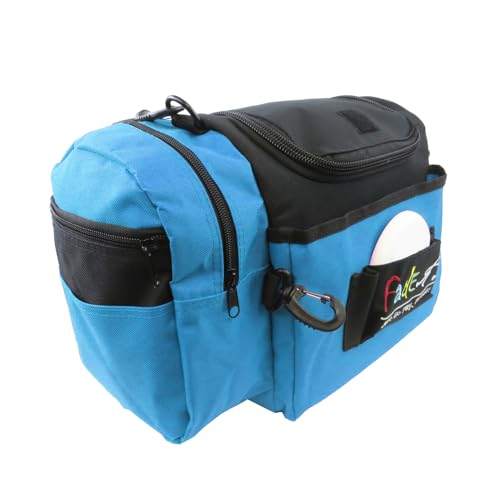 Fade Crunch Disc Golf Bag – Compact, Durable, and Lightweight Disc Storage - color: Sky Blue