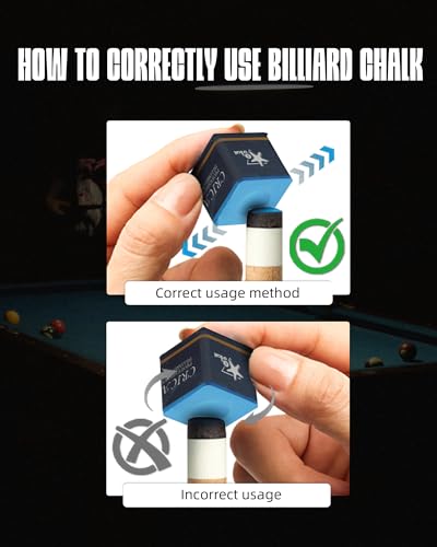 CRICAL Portable Magnetic Pool Chalk Holder Square Chalk Cube Holder Billiard Cue Accessory Gift Idea - color: CL-Chalk Pink