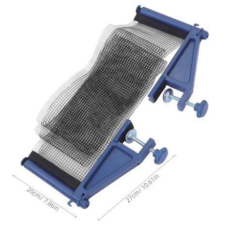 Luxshiny Retractable Table Tennis Net and Post Set Thickened Mesh with Clamps for Indoor Outdoor Use Portable Table Tennis Net Quick Assembly Stable Practice Enjoyment