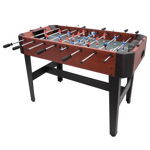 47 Inch Foosball Table, Portable Soccer Game Table Indoor Foosball Game for Kids and Adults