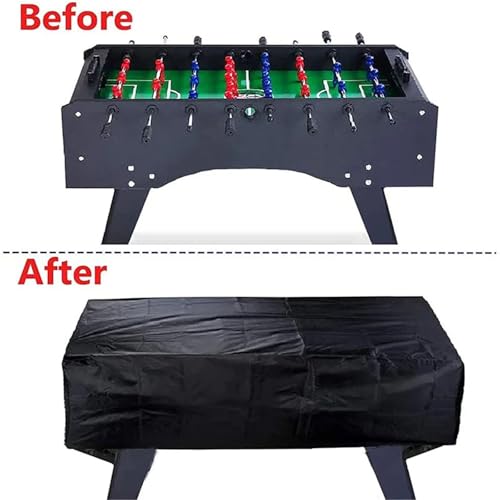 2pcs Essential Game Table Cover Oxford Cloth for Billiard Foosball Waterproof Dustproof Protector