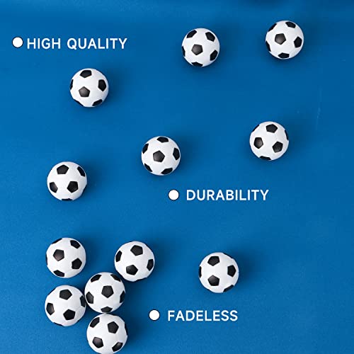 GSE Games & Sports Expert 6/12-Pack Foosball Table Replacement Balls, 36mm(1.42") Tabletop Soccer Football Balls for Foosball Table Accessories - color: White-12 Pack