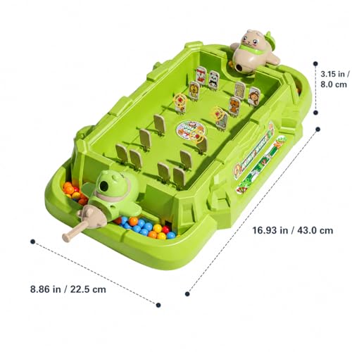 Mini Pinball Game, Airplane Theme Pinball Machine with Lights and Sounds, Electronic Scoring Desktop Game, Portable Pinball for Kids 4+
