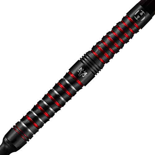 Harrows Wolfram Infinity 97% Tungsten Soft Tip Darts Set | 18g and 20g | Includes Supergrip Fusion Shafts and 100 Micron Prime Flights (20g)
