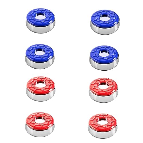 8 Pieces Shuffleboard Pucks Table Rollers Replacements Smooth Edge High Density Board Material Portable Design Suitable for Indoor Outdoor Party