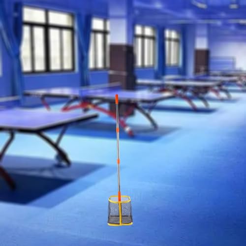 Menolana Ping Pong Ball Retriever, Adjustable Telescopic Pick Up Tool for Table Tennis Training, Holds Up to 150 Balls