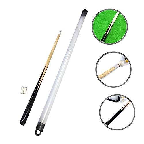 KICHOUSE Short Pool for Boys and Girls Billiard and Girls Pool Stick Made of Wood Easy to Use and Fun