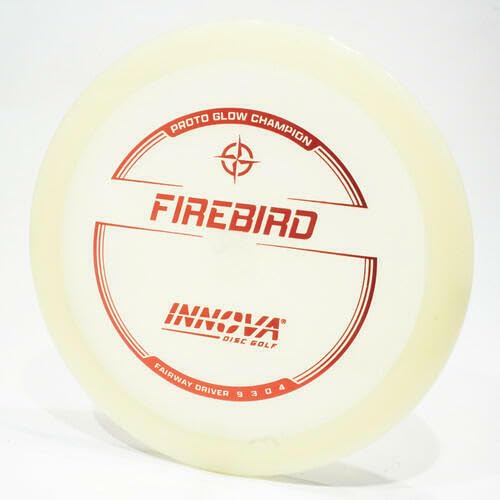 Innova Proto Glow Champion Firebird Disc Golf Fairway Driver, Glows in The Dark, May Vary from Image - size: 170-172 grams