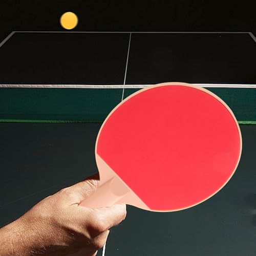 GALPADA Outdoor Table Tennis Set Plastic Elasticity Paddles with Comfortable Grip and Bright Balls for Pong Game and Competition