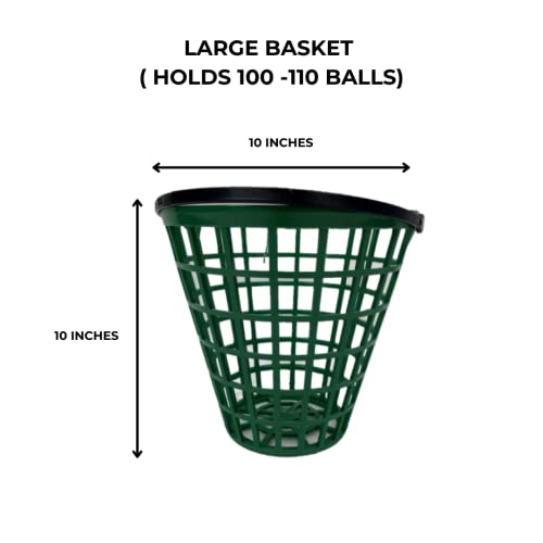 Basket - Range Ball - color: Yellow, size: Large (100-110 Capacity)