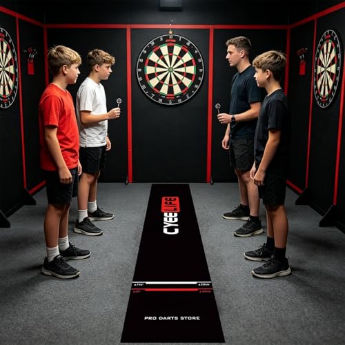 Dart Board Mat - Darts Mat,Heavy Duty Non-Slip Rubber Floor Protection Pad | Non Slip Carpet Darts for Game Room Recreation Center Sports Club Office Basement, - color: Dart pad 2