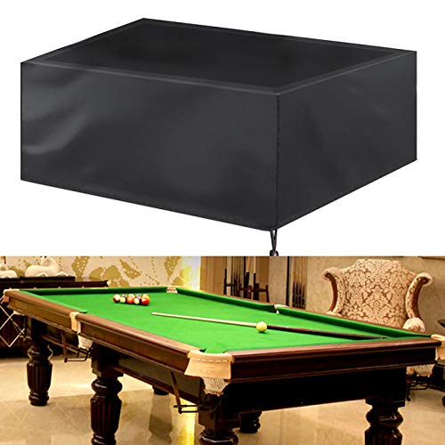 SEIWEI 7ft Billiard Table Dust Cover Outdoor Pool Table Cover Foldable and Waterproof Silver - color: Sliver, size: 7ft