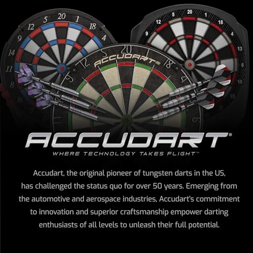 Accudart Soft Tip Dart Set 3.0 – Gunmetal Steel Barrel, Hybrid Grip, Polycarbonate Shafts, Standard Flights, Drop‑in Case for Fully Assembled Darts – Includes Soft Tip Points