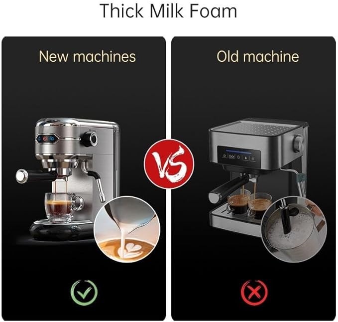 Semi-auto Stainless Steel Household Coffee Machine 19 Capsules Superfine Capsule Powder Coffee Machine Cappuccino and Espresso H11 (Color : H11 Jug Mat Tamper, Size : CHINA_US)