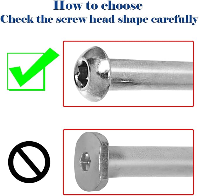 M8 Screws for 2-3-4-Wheel Kid Scoote Replacement Micro Mini Foldable Kick Scooter Kids Scooters Axles Repair (40)