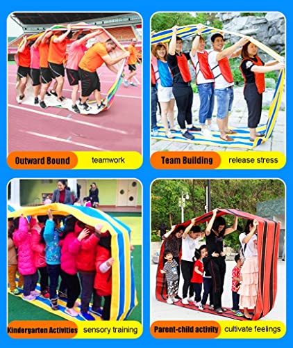 Playing Run Mat Adult Children Outdoor Teamwork - Play with Running Mat, Kindergarten Parent-Child Interaction, Birthday Party, Picnic Day Activity Games (Size : Kids-6M/20FT) - size: Kids-6M/20FT