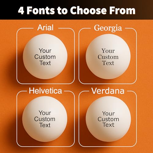 Uberpong Personalized Ping Pong Balls, Custom Text or Message, Party Gifts - color: Gold, size: Pack of 150