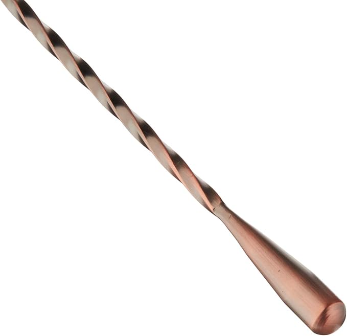 Barfly Bar Spoon, Double End Stirrer 13 3/16" (33.5 cm), Antique Copper