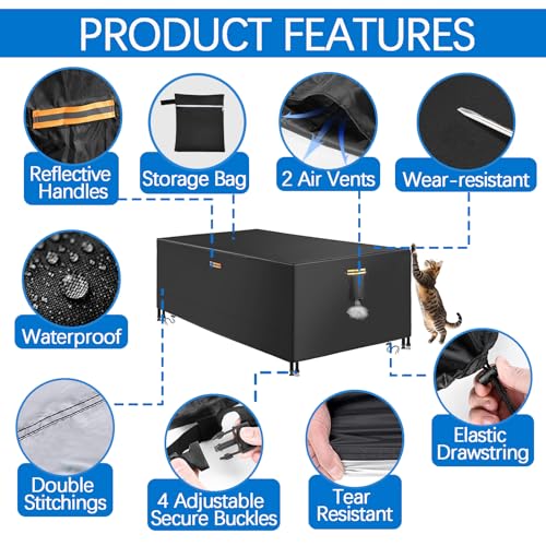 Waterproof Billiard Table Cover 6/6.5/7/7.5/8/8.5/9/10/12ft with Air Vents Handles Pool Table Covers Full Cover 600D Heavy-Duty Protection for Snooker Tables Covers,Silver,7FT(89"×46"×32") - color: Silver, size: 7FT(89"×46"×32")