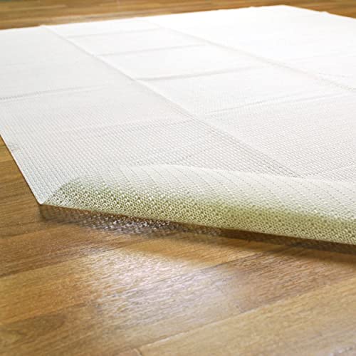 Superior Area Rug Pad, Non-Slip, Non-Skid, Floor Protector, Table Runner, Hardwood And Tile Floors Padding, Washable, Place Mats, Gripper Mat, Slide Stoppers, Rubber Rug Grip, 9' x 12', Cream - size: 9' x 12' (Rectangular)