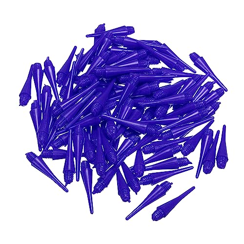 PATIKIL Plastic Dart Tips, 30 Pack 2BA Thread Soft Dart Tips Plastic Tip Soft Tip, Blue