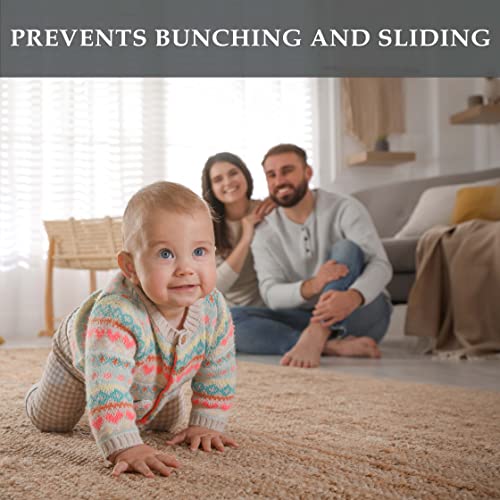 Superior Area Rug Pad, Non-Slip, Non-Skid, Floor Protector, Table Runner, Hardwood And Tile Floors Padding, Washable, Place Mats, Gripper Mat, Slide Stoppers, Rubber Rug Grip, 9' x 12', Cream - size: 9' x 12' (Rectangular)