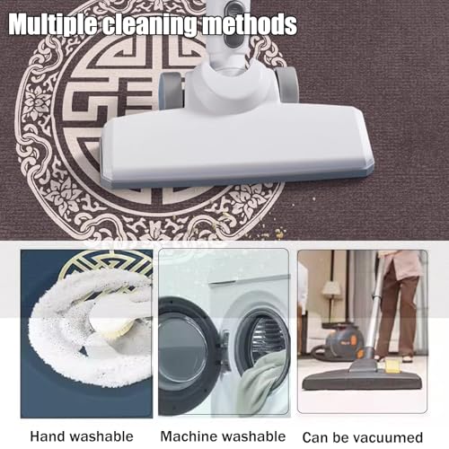 Square Mahjong Mat with Black Carrying Bag, Thick Anti Slip Tablecloth, Table Pad for Mahjong Poker and Tile Game(Gray2,60CM/23.6") - color: Gray2, size: 60CM/23.6"