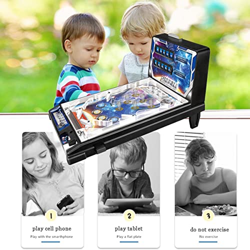 Pinball Machine Fast Sling, Table Top Mini Pinball Game for Kids, Fun Arcade Game with LCD Screen, Light and Sound Effects, Interactive for Kids & Family
