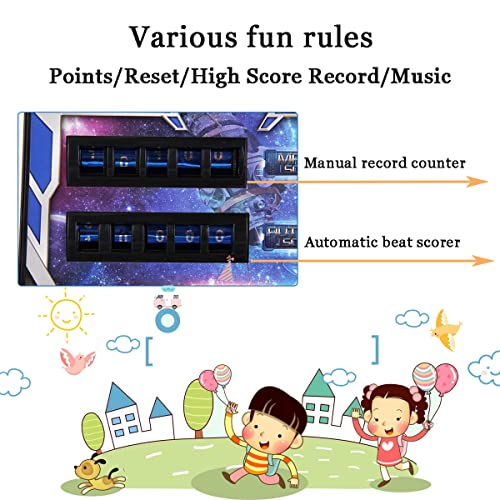 Pinball Machine Fast Sling, Table Top Mini Pinball Game for Kids, Fun Arcade Game with LCD Screen, Light and Sound Effects, Interactive for Kids & Family
