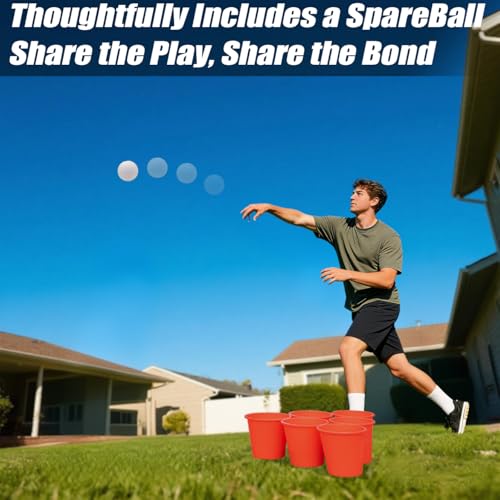 Bucket Toss Replacement Balls 3 Pack for Outdoor Yard Game - style: Pong balls