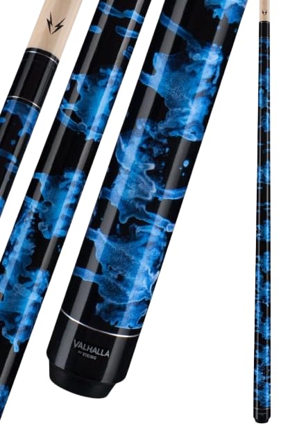 VALHALLA Viking 200 Series No Wrap 2 Piece 58” Pool Cue Stick + Bonus Williard Nickel Tip Tool - size: 19oz, style: VA211