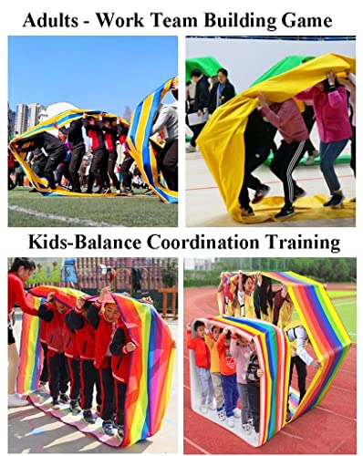 Playing Run Mat Adult Children Group Cooperative Running Mat, Wear Resistant Waterproof Oxford Cloth Gaming Running Mat, Multiplayer Cooperative Game (Size : Adult-20M/26FT) - size: Adult-20M/26FT