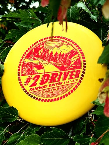 Lightning #2 Driver 2-Pack – Disc Golf Long-Range Drivers (Speed 8, Glide 5, Turn -2, Fade 2) – Durable, Floats on Water