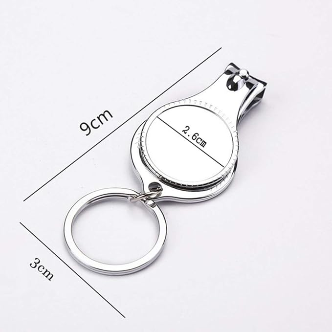 30pcs-Personalized 4 in 1 Multi Function Bottle Opener, Nail Clipper, Wedding Favors Brewery, Private Customized, Sliver, Multitool Gifts for Men