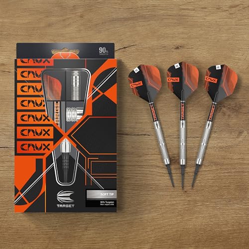 Target Darts Crux 11 21G 90% Tungsten Soft Tip Darts Set