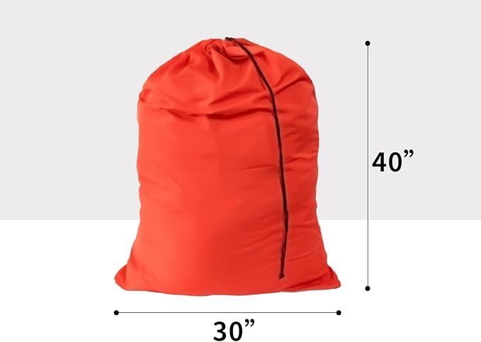 Extra Large Laundry Bag 6 Pack, Varied Colors, Travel Laundry Bags with Drawstring Closure, 30"x40", for college, dorm and apartment dwellers (6PCS)
