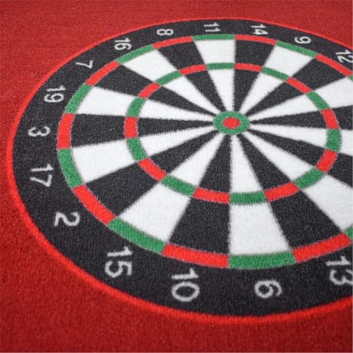 Rubber Darts Mat, 118" L x 26" W Heavy Duty Non-Slip Dart Carpet with Throw Lines, Ideal for Beginners and All Dart Types