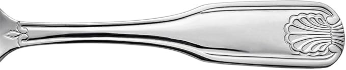 New Star Foodservice 58260 Shell Pattern, 18/0 Stainless Steel, Serving Spoon, 8.4-Inch, Set of 12