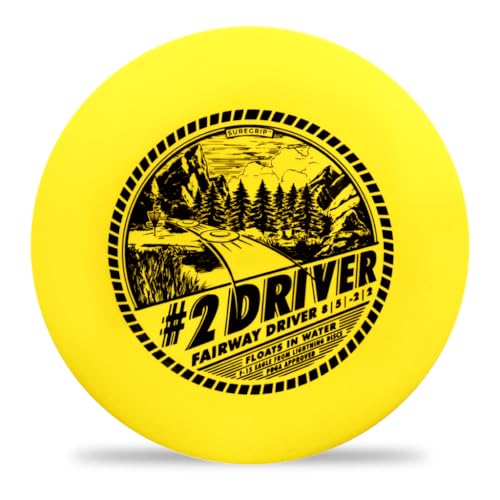 Lightning #2 Driver 2-Pack – Disc Golf Long-Range Drivers (Speed 8, Glide 5, Turn -2, Fade 2) – Durable, Floats on Water